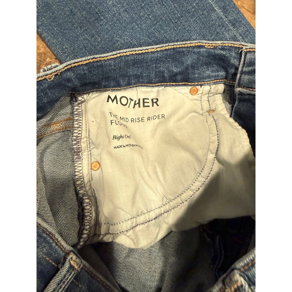 Mother The Mid Rise Rider Flood Jeans. - Picture 8 of 8